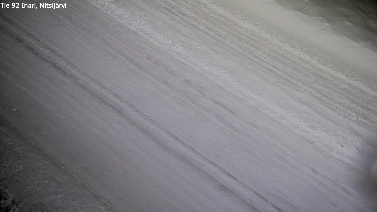 Weather Camera Image Road 92 Inari, Nitsijärvi, Inari, Lappi