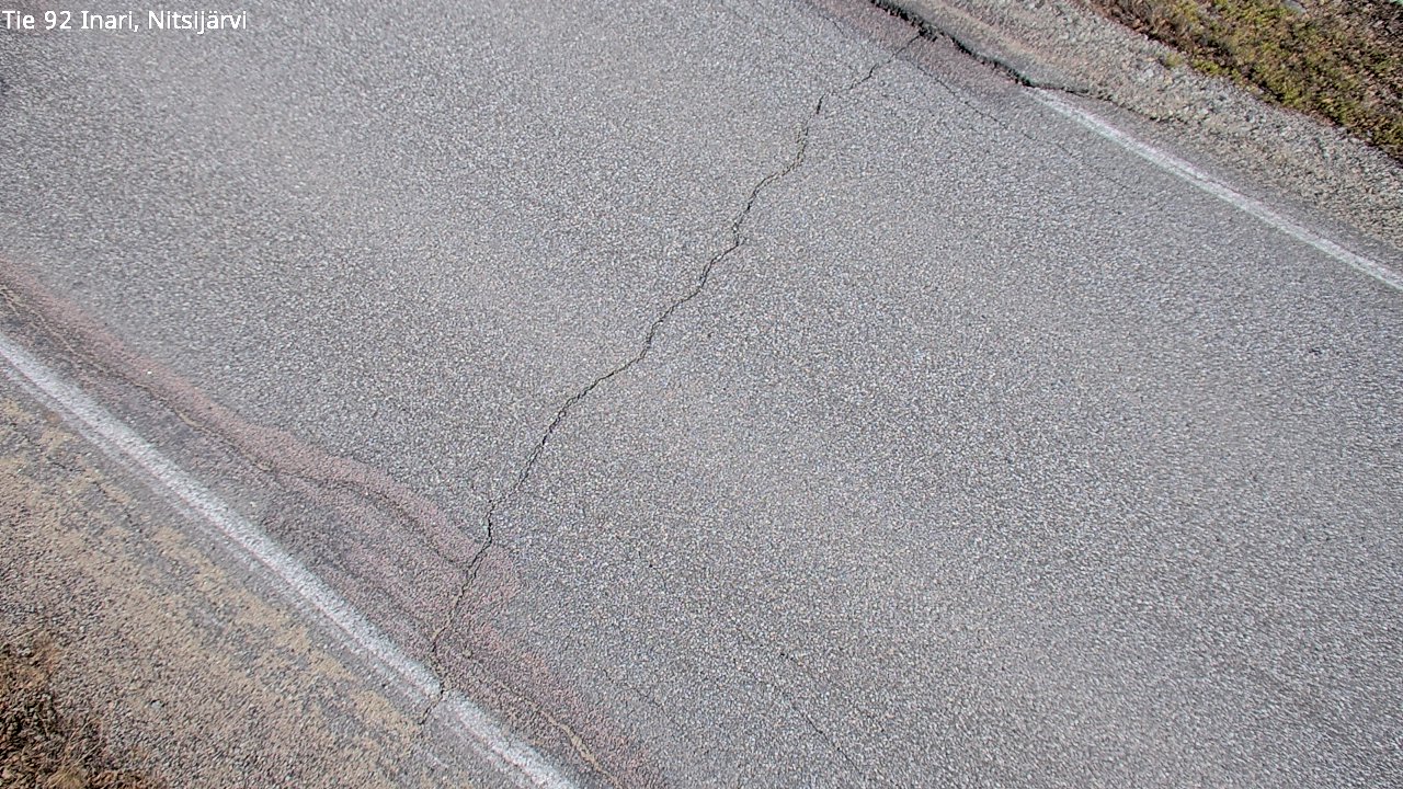 Kelikamerat Kuva Tie 92 Inari, Nitsijärvi, Inari, Lappi