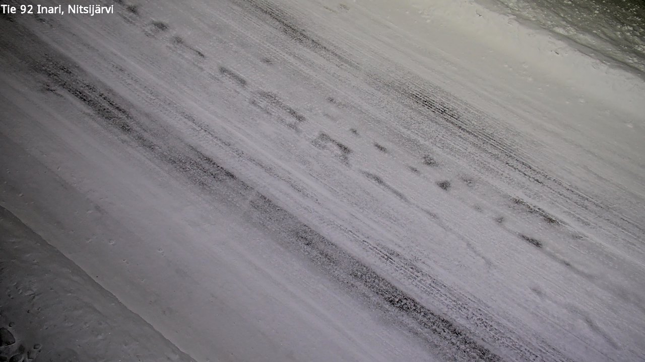 Weather Camera Image Väg 92 Enare, Nitsijärvi, Inari, Lappi