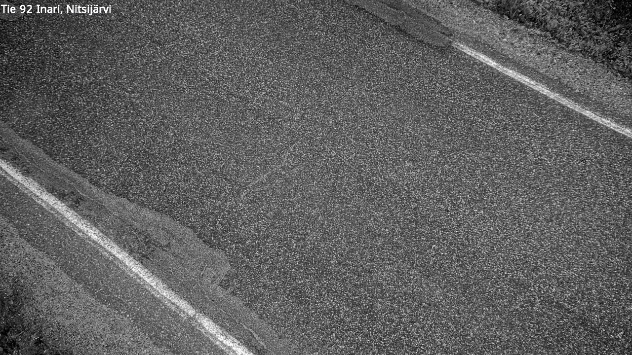 Weather Camera Image Road 92 Inari, Nitsijärvi, Inari, Lappi