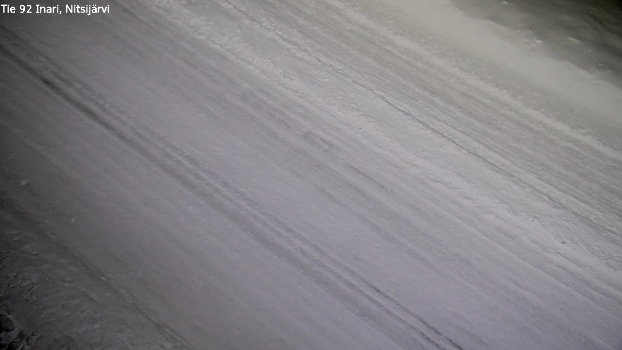 Weather Camera Image Road 92 Inari, Nitsijärvi, Inari, Lappi