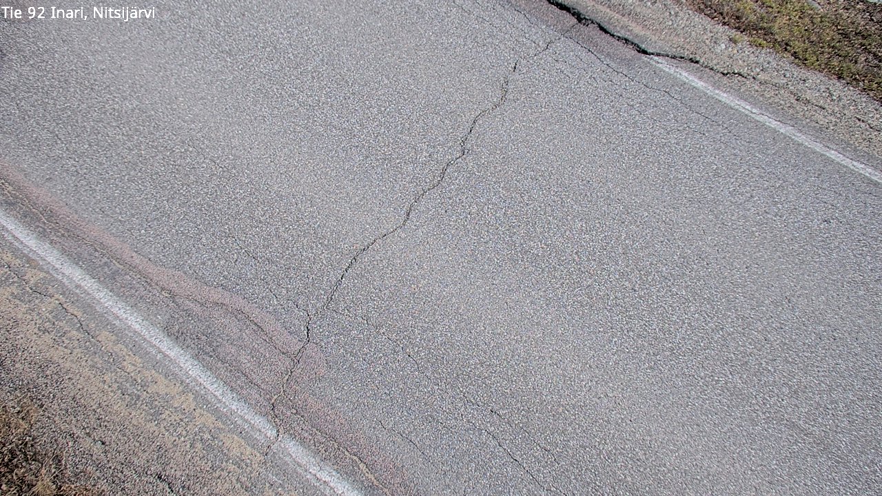 Kelikamerat Kuva Tie 92 Inari, Nitsijärvi, Inari, Lappi