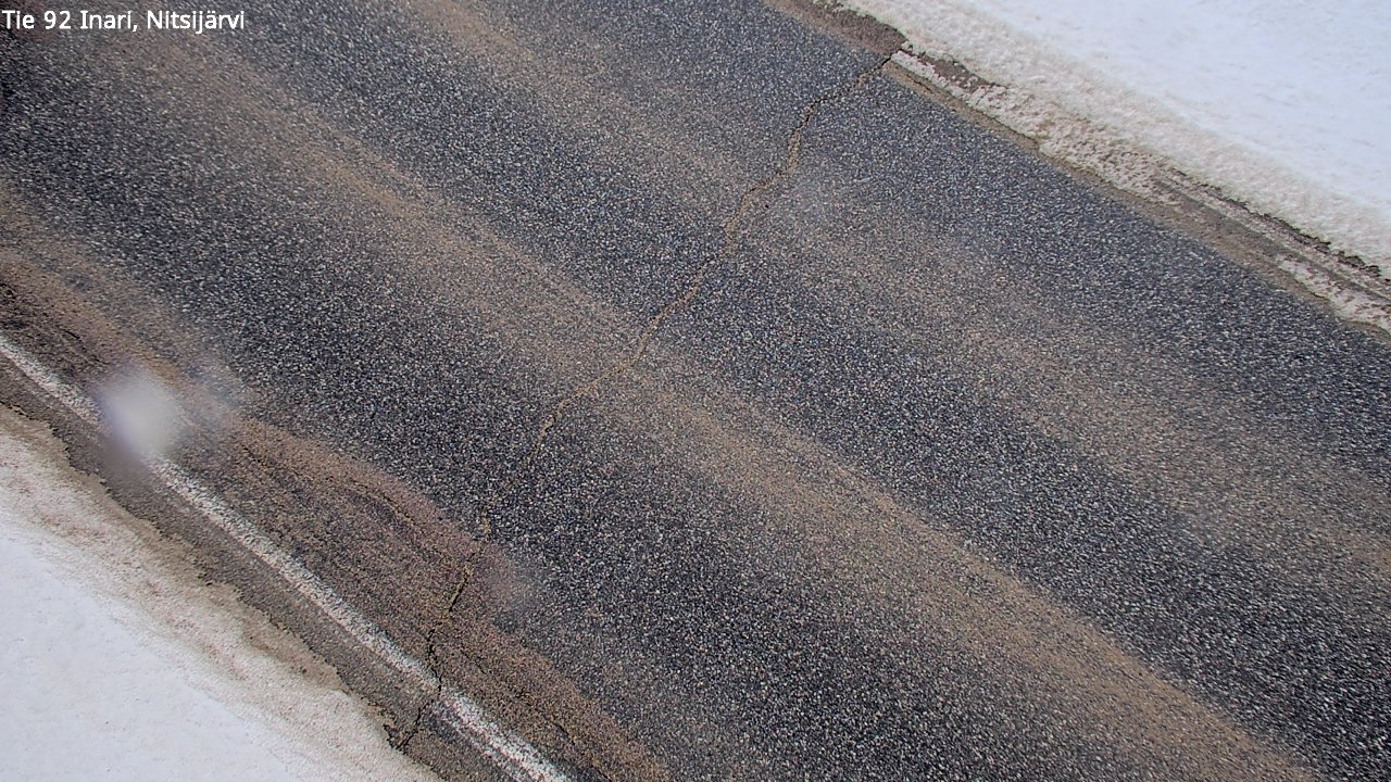 Weather Camera Image Väg 92 Enare, Nitsijärvi, Inari, Lappi