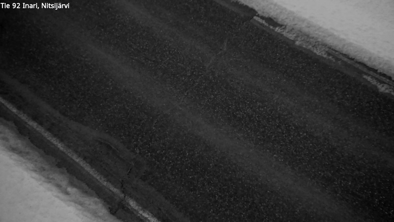 Weather Camera Image Väg 92 Enare, Nitsijärvi, Inari, Lappi