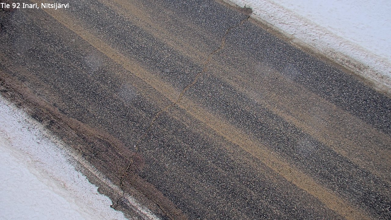 Weather Camera Image Road 92 Inari, Nitsijärvi, Inari, Lappi