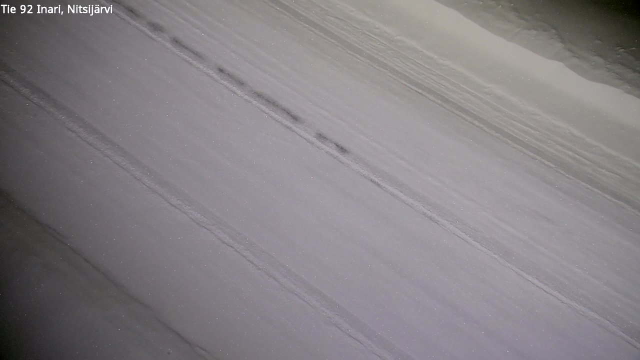 Weather Camera Image Road 92 Inari, Nitsijärvi, Inari, Lappi