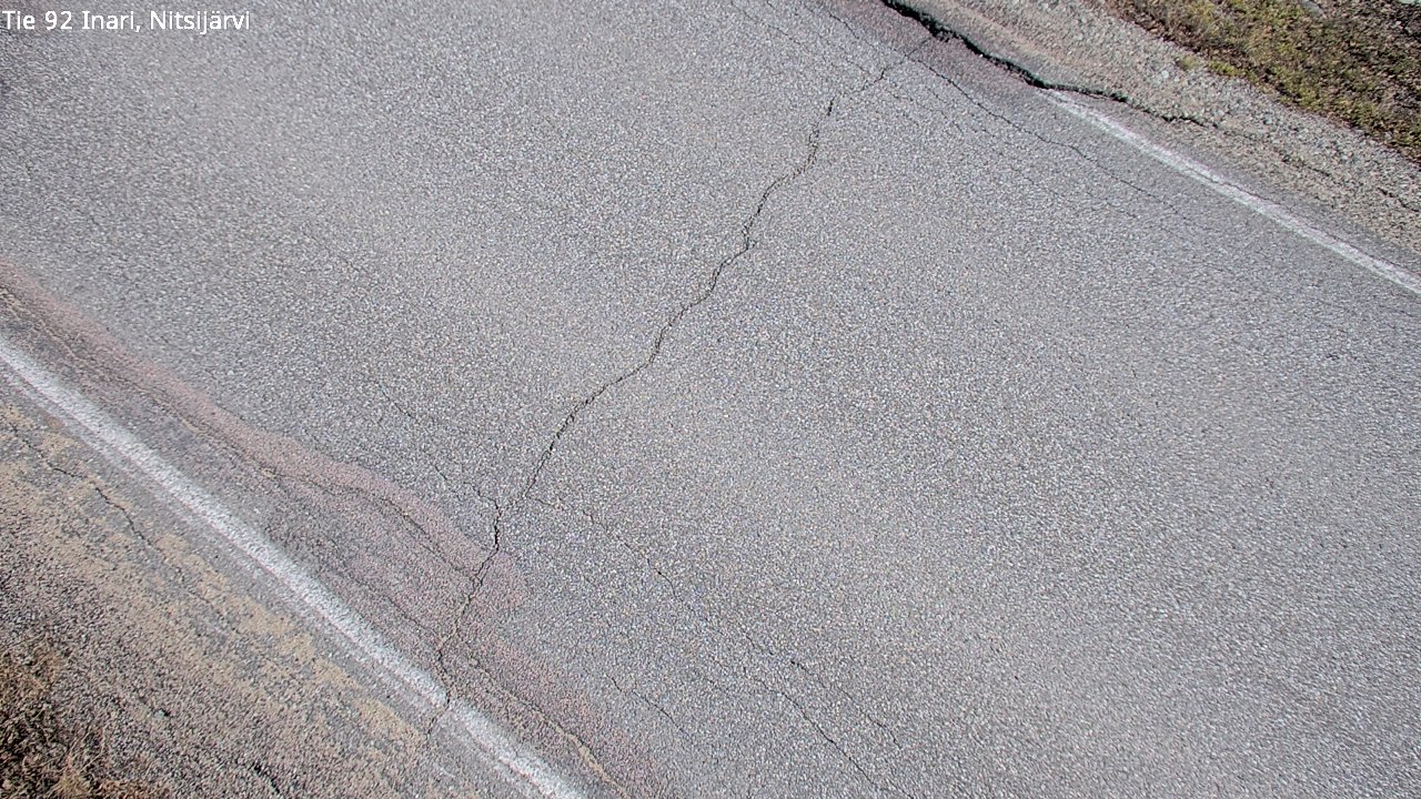 Kelikamerat Kuva Tie 92 Inari, Nitsijärvi, Inari, Lappi