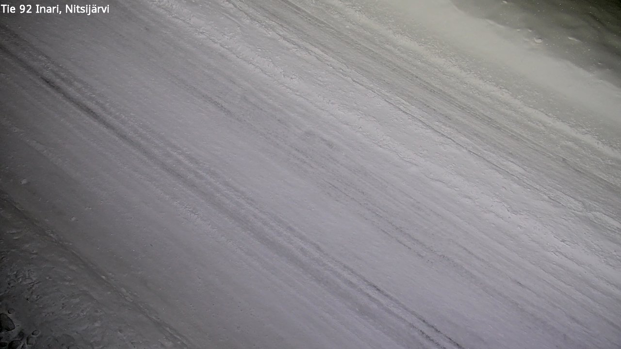 Weather Camera Image Road 92 Inari, Nitsijärvi, Inari, Lappi