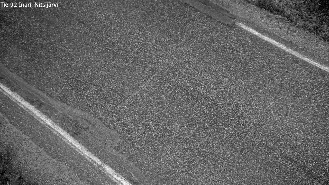 Weather Camera Image Väg 92 Enare, Nitsijärvi, Inari, Lappi