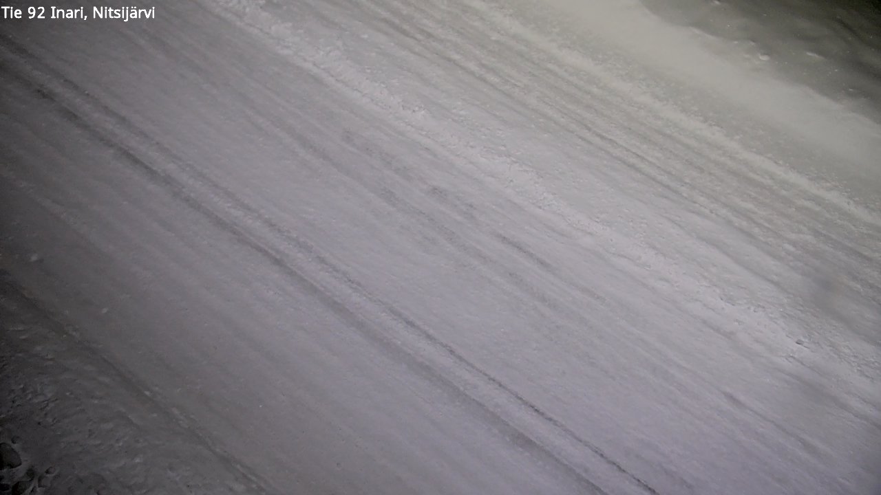Weather Camera Image Road 92 Inari, Nitsijärvi, Inari, Lappi