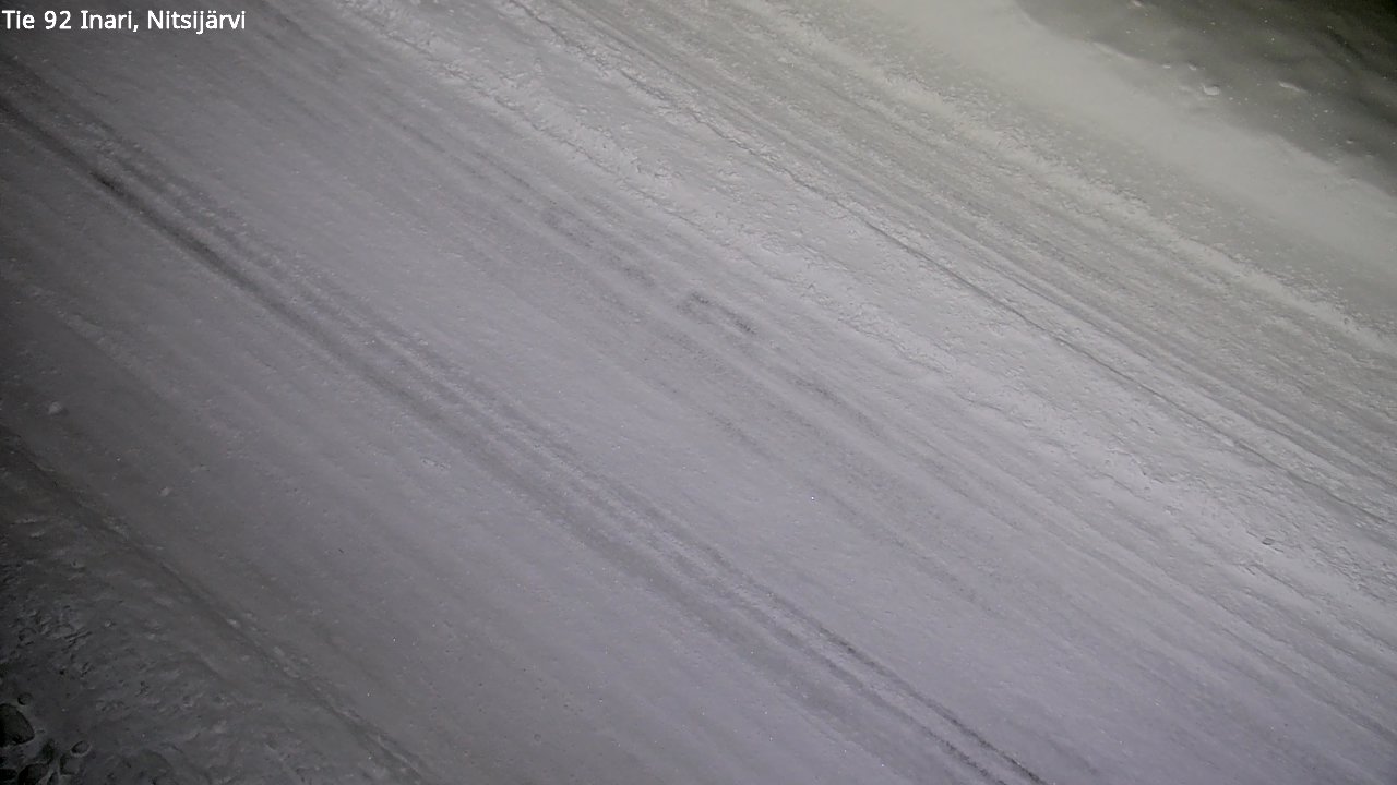 Weather Camera Image Road 92 Inari, Nitsijärvi, Inari, Lappi