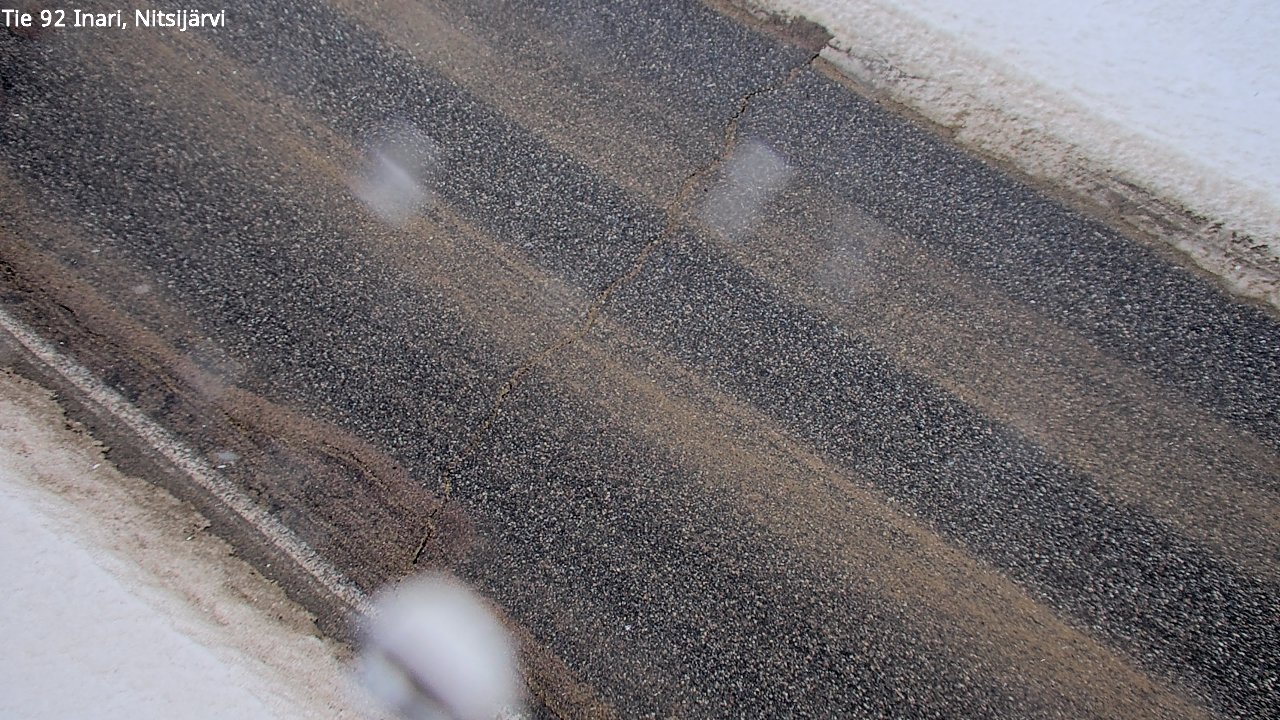 Weather Camera Image Road 92 Inari, Nitsijärvi, Inari, Lappi