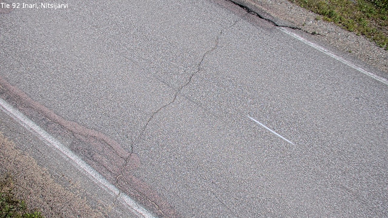 Kelikamerat Kuva Tie 92 Inari, Nitsijärvi, Inari, Lappi