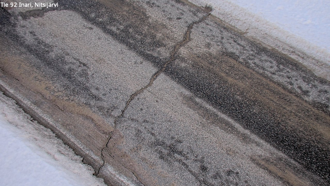 Kelikamerat Kuva Tie 92 Inari, Nitsijärvi, Inari, Lappi