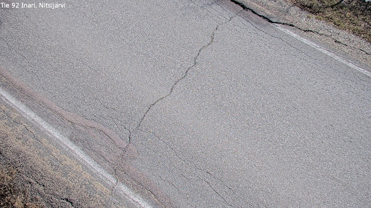 Kelikamerat Kuva Tie 92 Inari, Nitsijärvi, Inari, Lappi