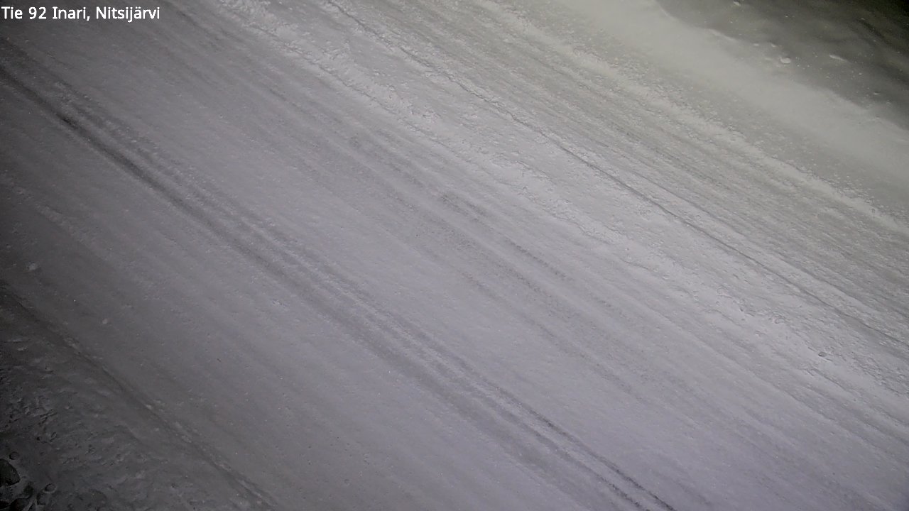Weather Camera Image Road 92 Inari, Nitsijärvi, Inari, Lappi