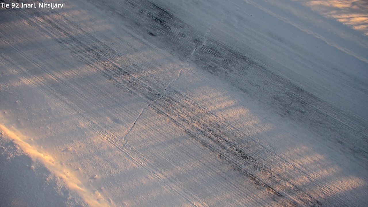 Kelikamerat Kuva Tie 92 Inari, Nitsijärvi, Inari, Lappi