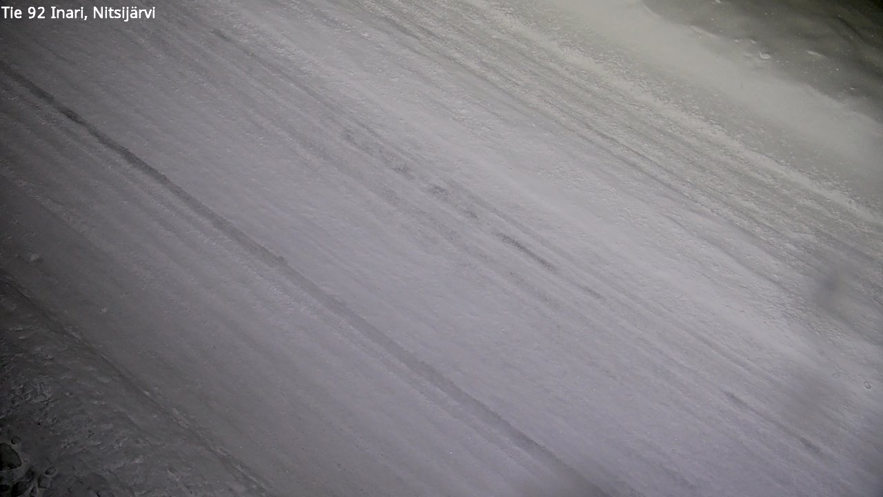 Weather Camera Image Road 92 Inari, Nitsijärvi, Inari, Lappi