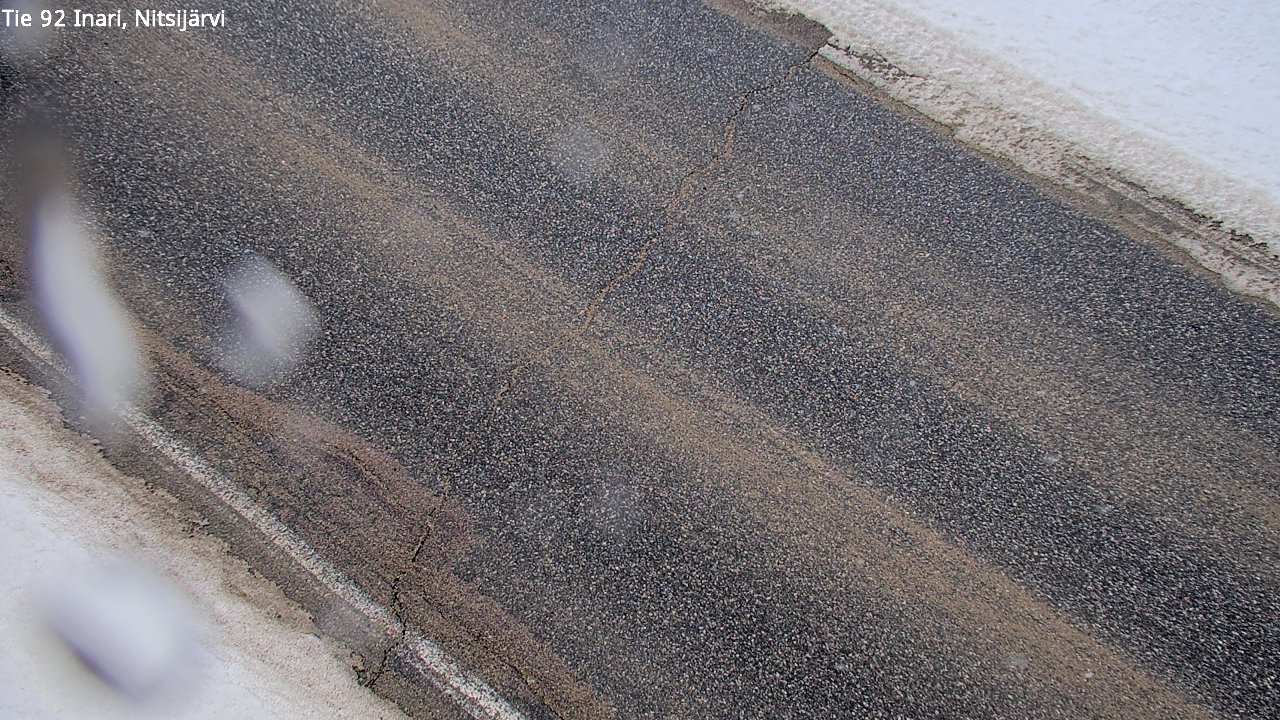 Weather Camera Image Väg 92 Enare, Nitsijärvi, Inari, Lappi