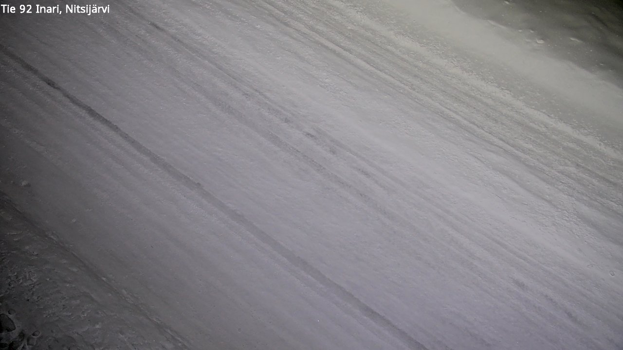 Weather Camera Image Road 92 Inari, Nitsijärvi, Inari, Lappi