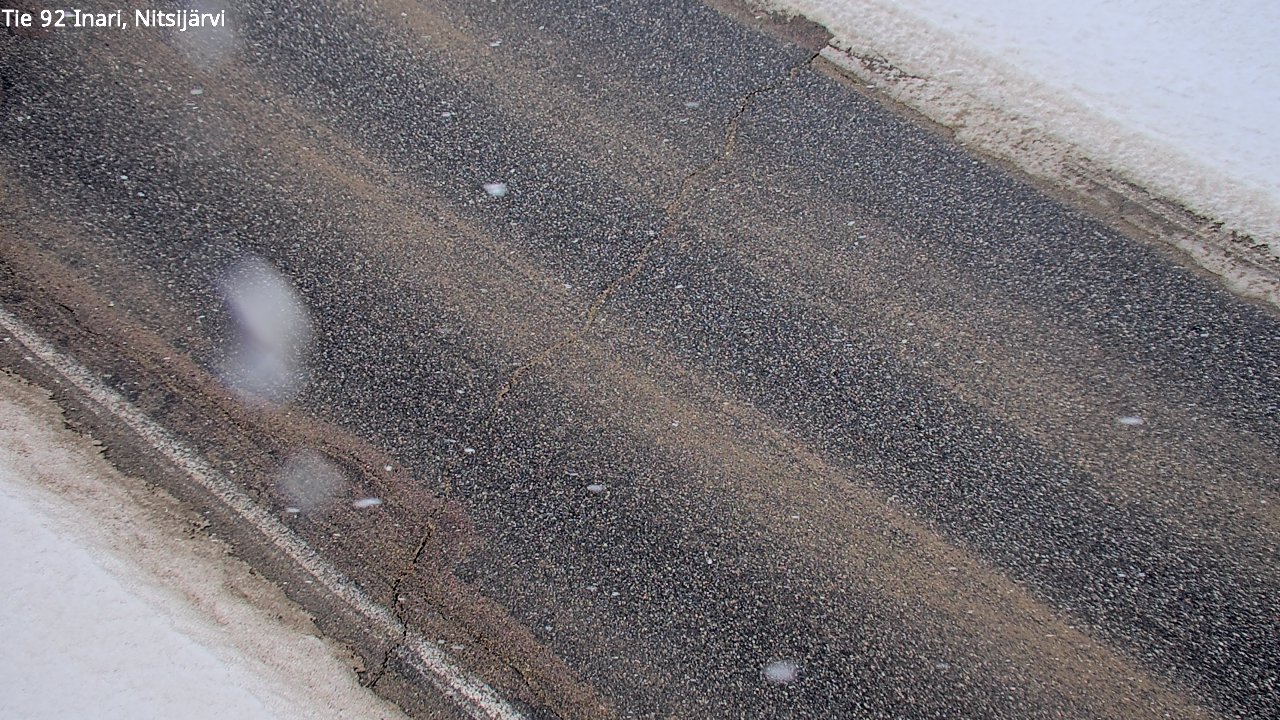Weather Camera Image Väg 92 Enare, Nitsijärvi, Inari, Lappi