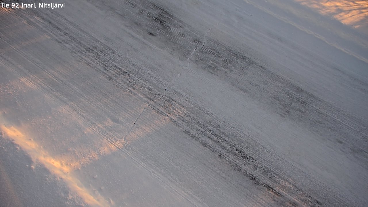 Kelikamerat Kuva Tie 92 Inari, Nitsijärvi, Inari, Lappi