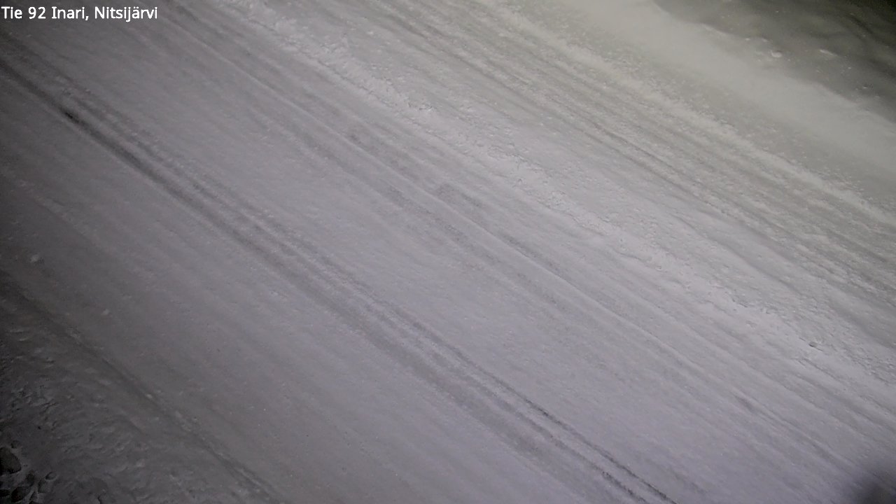 Weather Camera Image Road 92 Inari, Nitsijärvi, Inari, Lappi