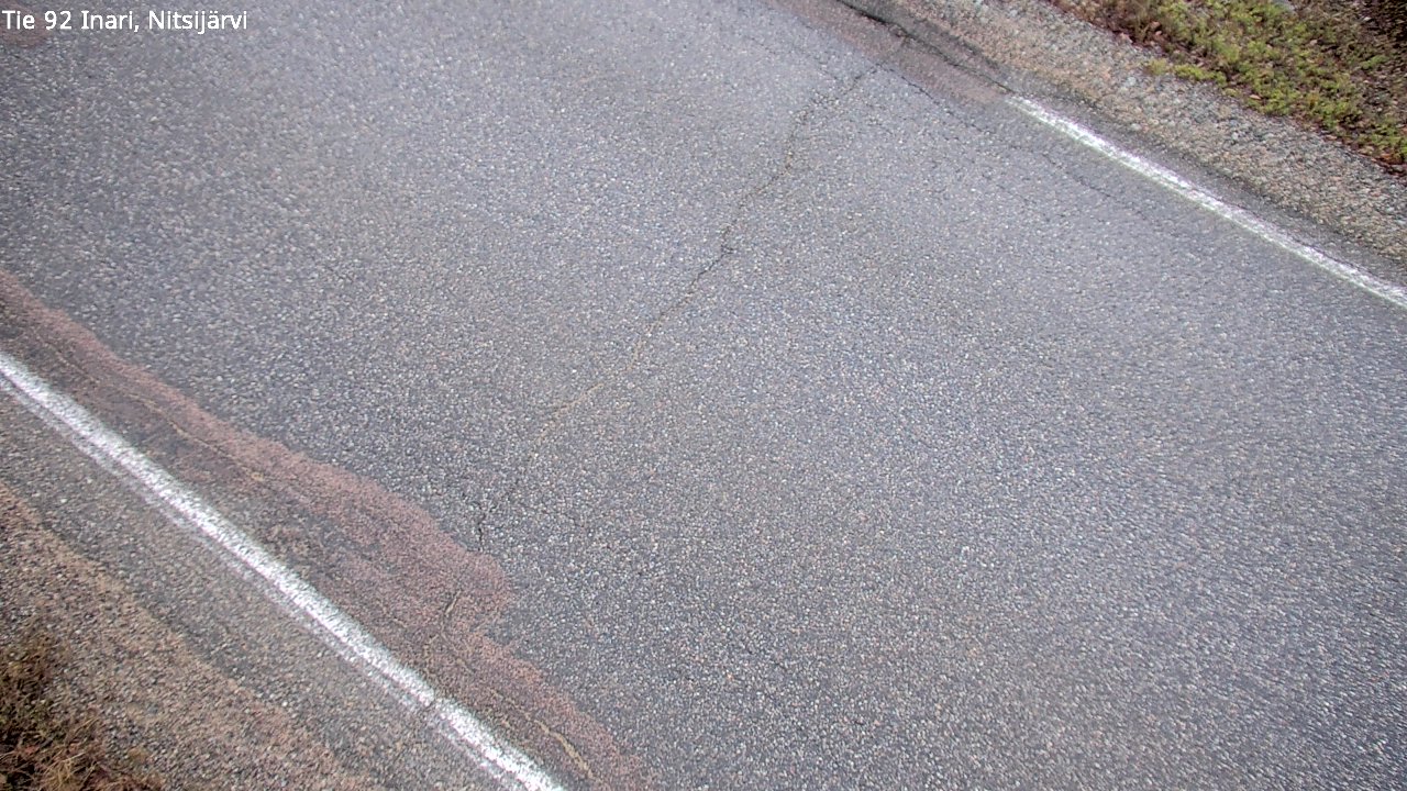 Kelikamerat Kuva Tie 92 Inari, Nitsijärvi, Inari, Lappi