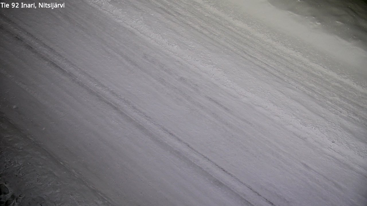 Weather Camera Image Road 92 Inari, Nitsijärvi, Inari, Lappi