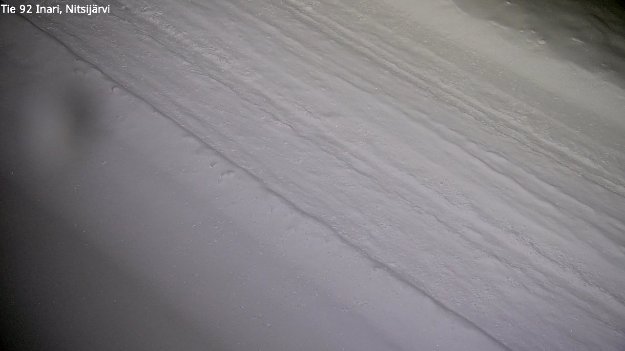Weather Camera Image Road 92 Inari, Nitsijärvi, Inari, Lappi