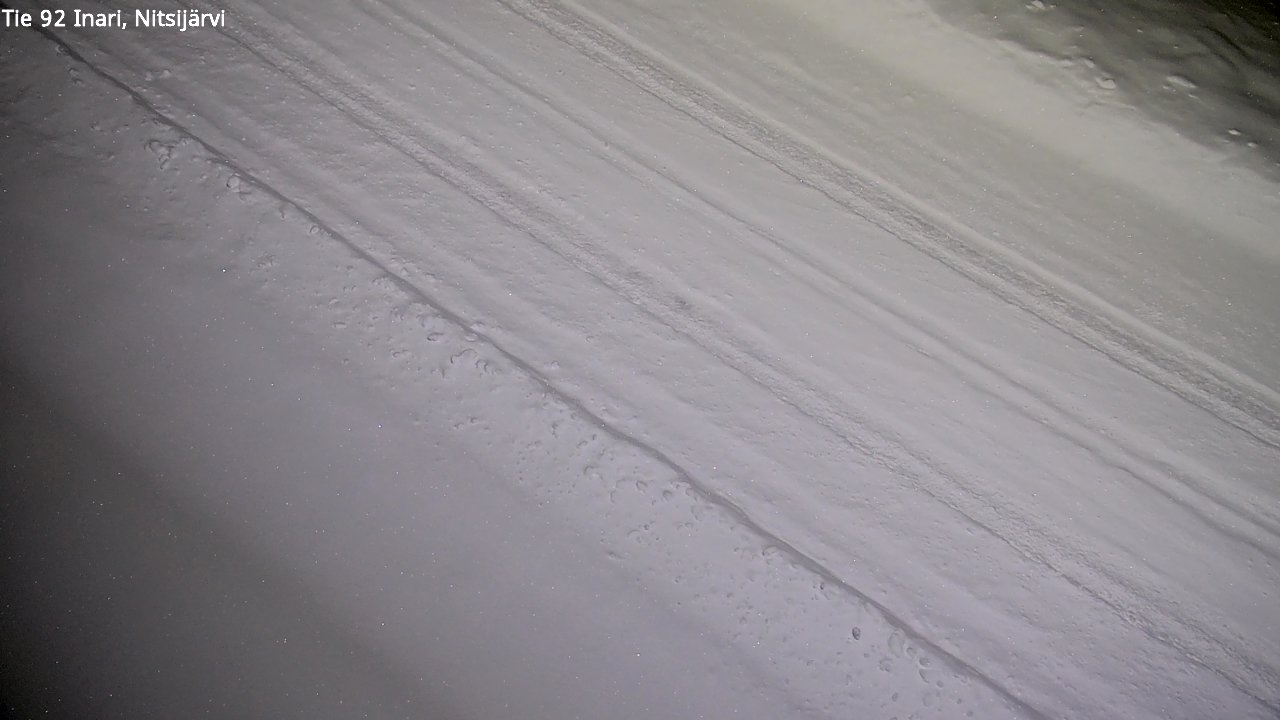 Weather Camera Image Road 92 Inari, Nitsijärvi, Inari, Lappi