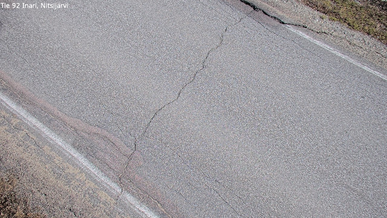 Kelikamerat Kuva Tie 92 Inari, Nitsijärvi, Inari, Lappi