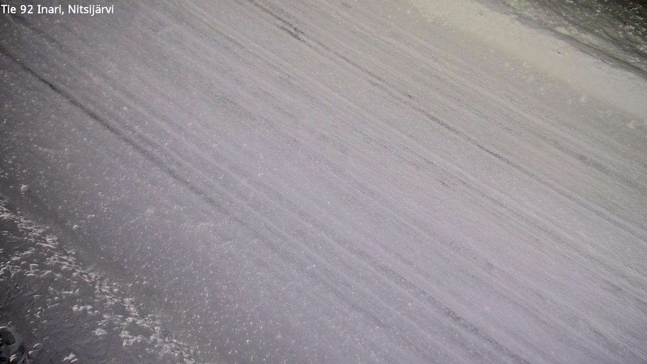 Weather Camera Image Road 92 Inari, Nitsijärvi, Inari, Lappi