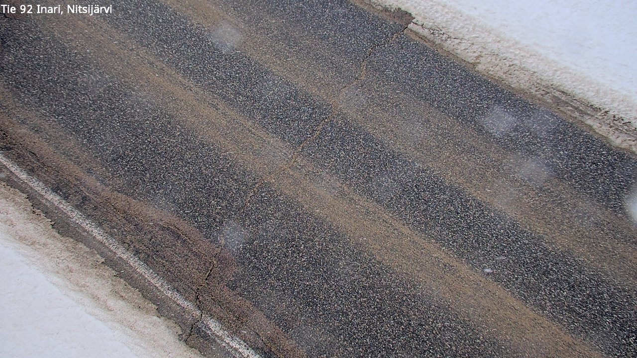 Weather Camera Image Road 92 Inari, Nitsijärvi, Inari, Lappi
