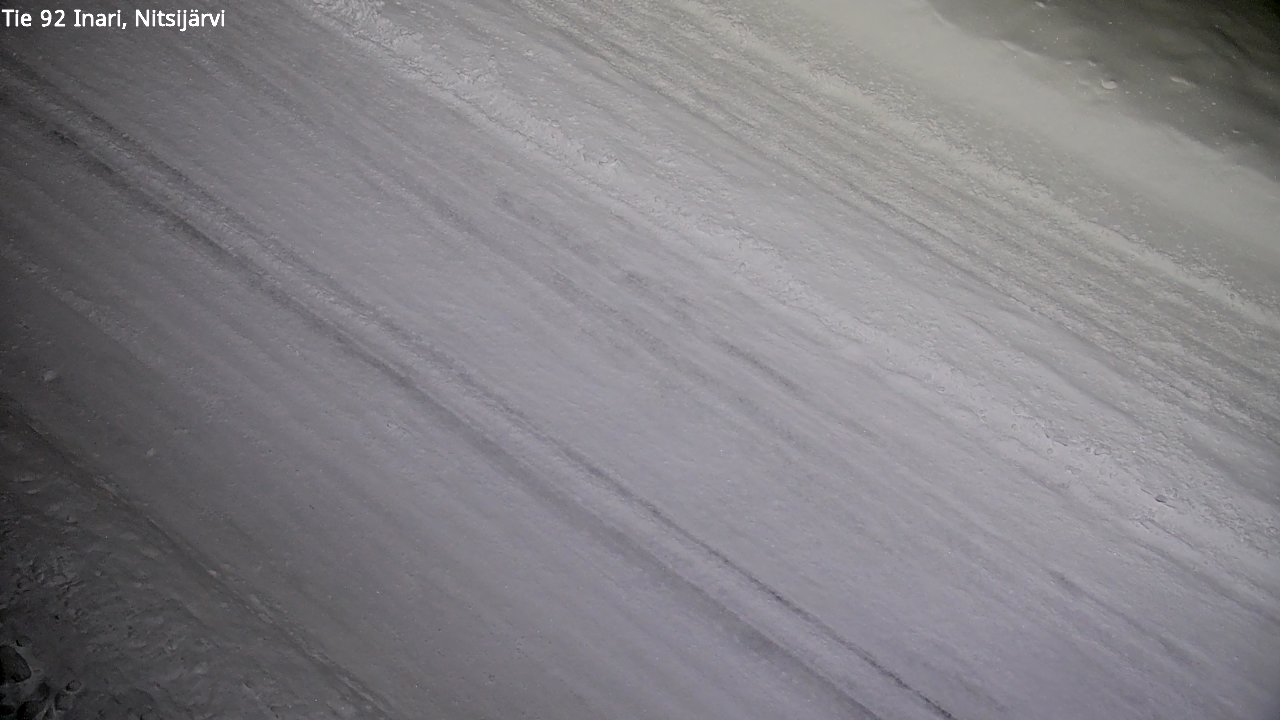 Weather Camera Image Road 92 Inari, Nitsijärvi, Inari, Lappi