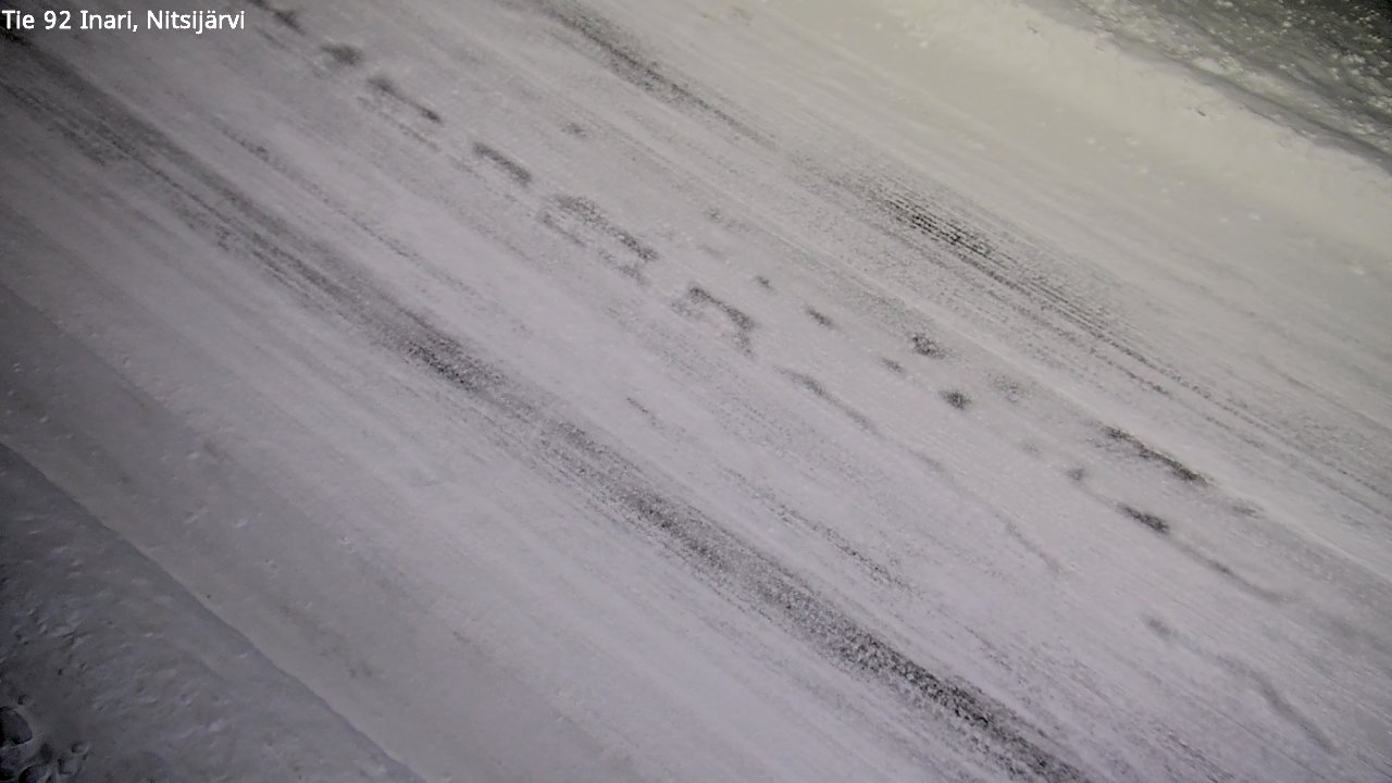 Weather Camera Image Road 92 Inari, Nitsijärvi, Inari, Lappi