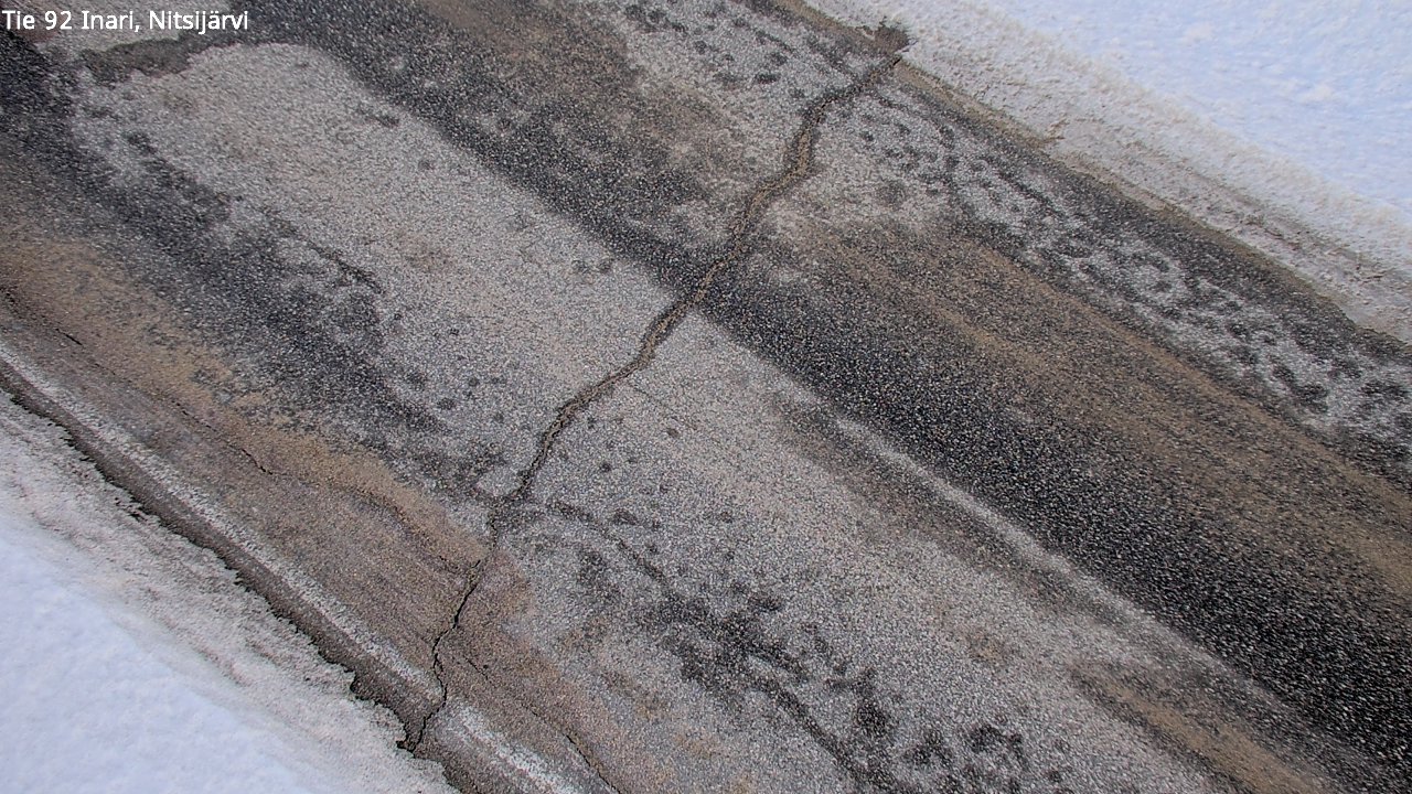 Kelikamerat Kuva Tie 92 Inari, Nitsijärvi, Inari, Lappi