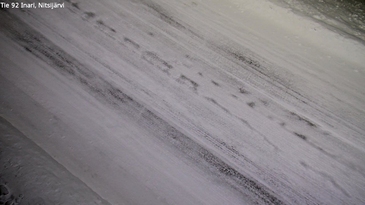 Weather Camera Image Väg 92 Enare, Nitsijärvi, Inari, Lappi