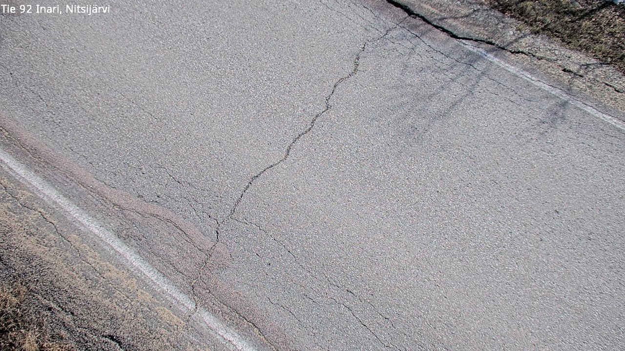 Kelikamerat Kuva Tie 92 Inari, Nitsijärvi, Inari, Lappi