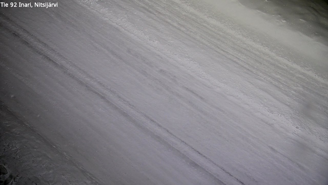 Weather Camera Image Road 92 Inari, Nitsijärvi, Inari, Lappi