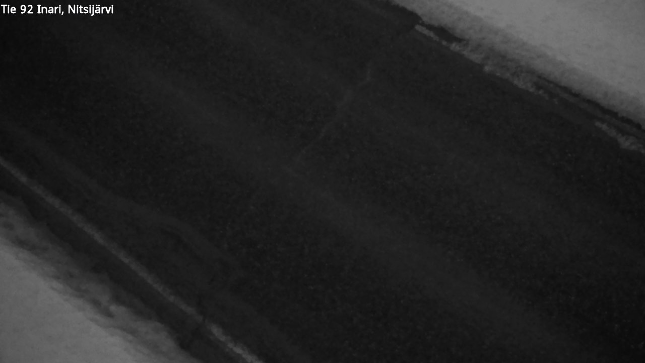 Weather Camera Image Väg 92 Enare, Nitsijärvi, Inari, Lappi