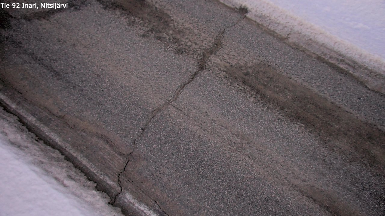 Kelikamerat Kuva Tie 92 Inari, Nitsijärvi, Inari, Lappi