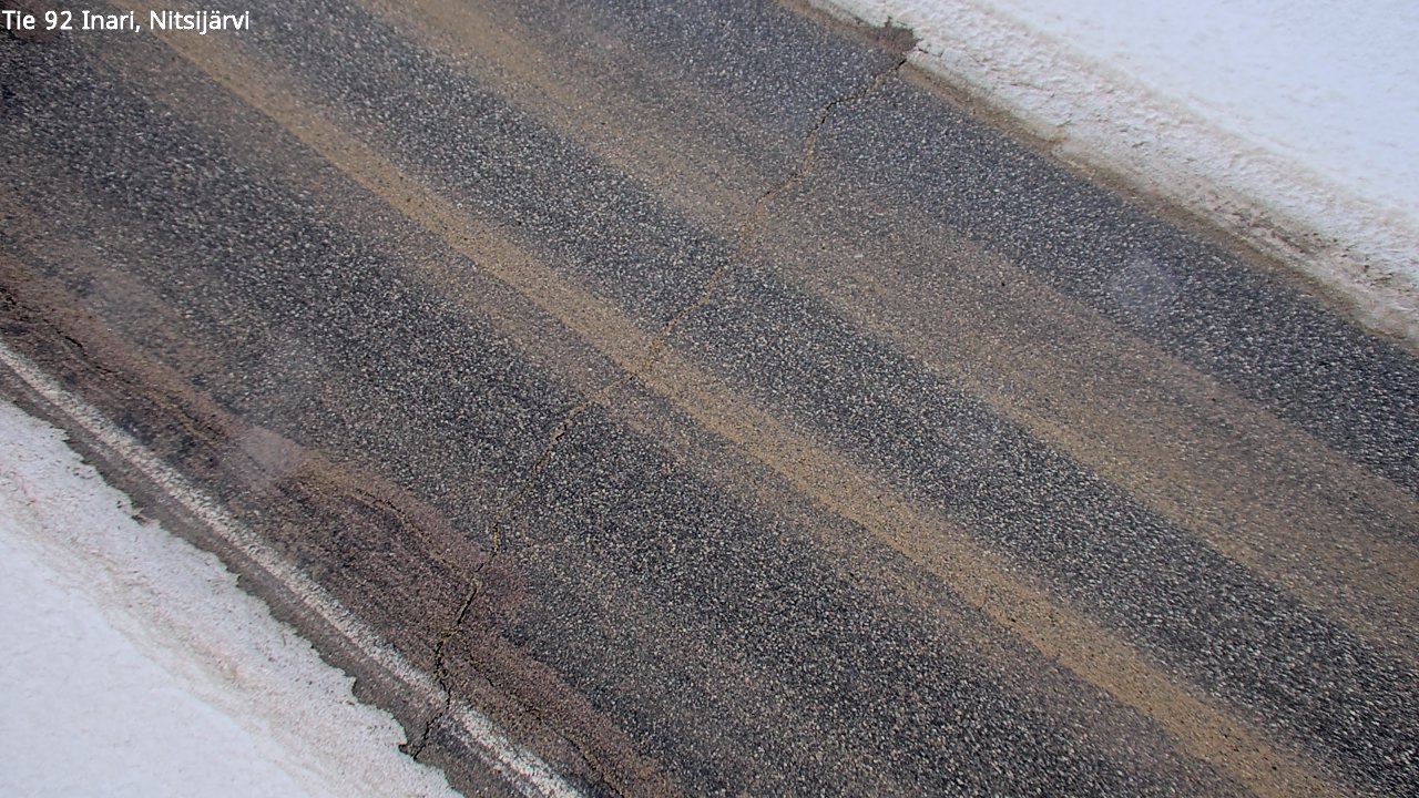 Weather Camera Image Road 92 Inari, Nitsijärvi, Inari, Lappi