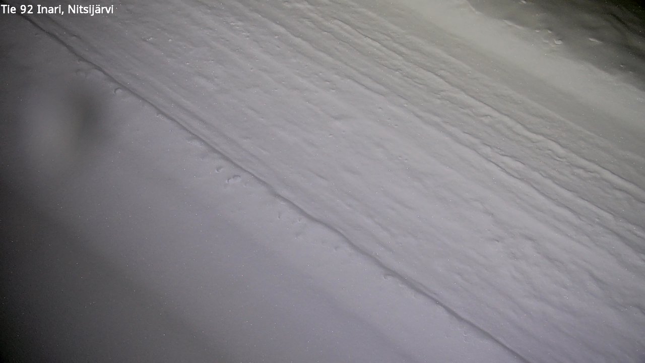Weather Camera Image Road 92 Inari, Nitsijärvi, Inari, Lappi