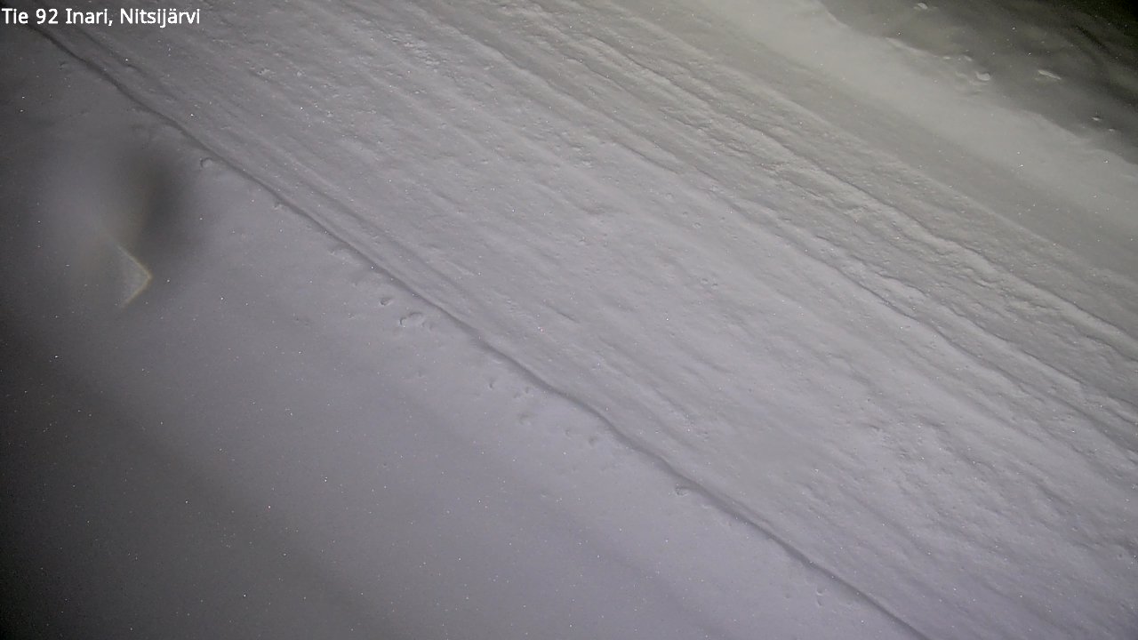 Weather Camera Image Road 92 Inari, Nitsijärvi, Inari, Lappi