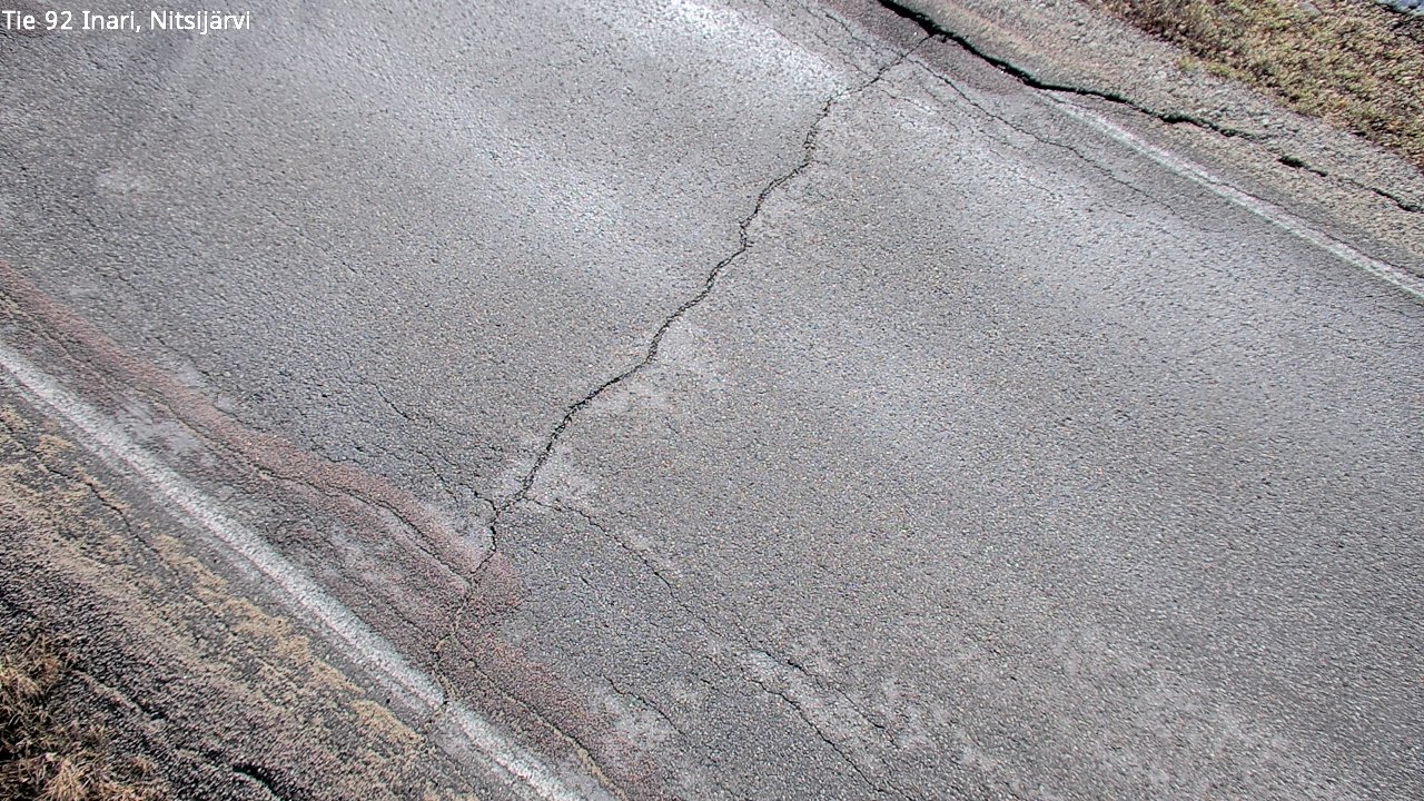 Kelikamerat Kuva Tie 92 Inari, Nitsijärvi, Inari, Lappi