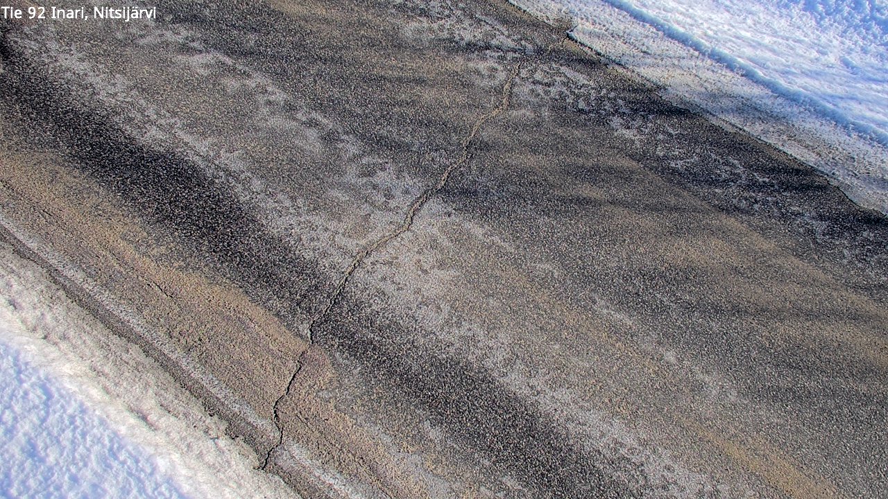 Kelikamerat Kuva Tie 92 Inari, Nitsijärvi, Inari, Lappi