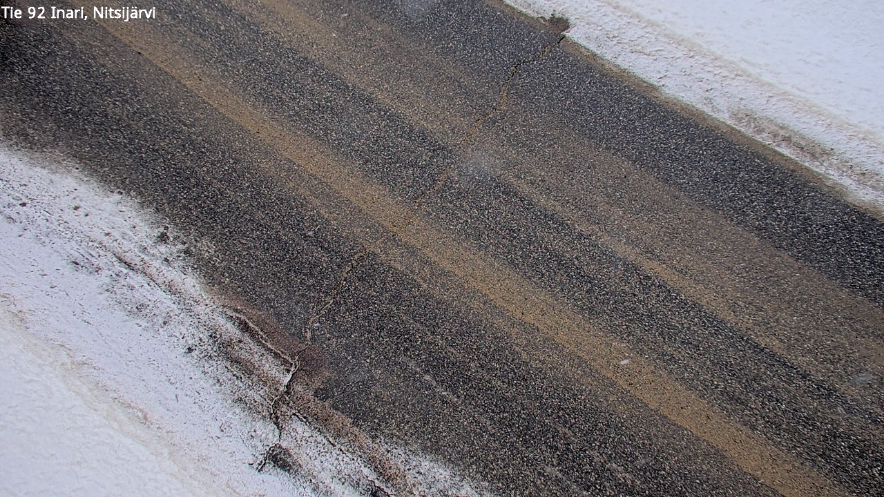 Weather Camera Image Road 92 Inari, Nitsijärvi, Inari, Lappi