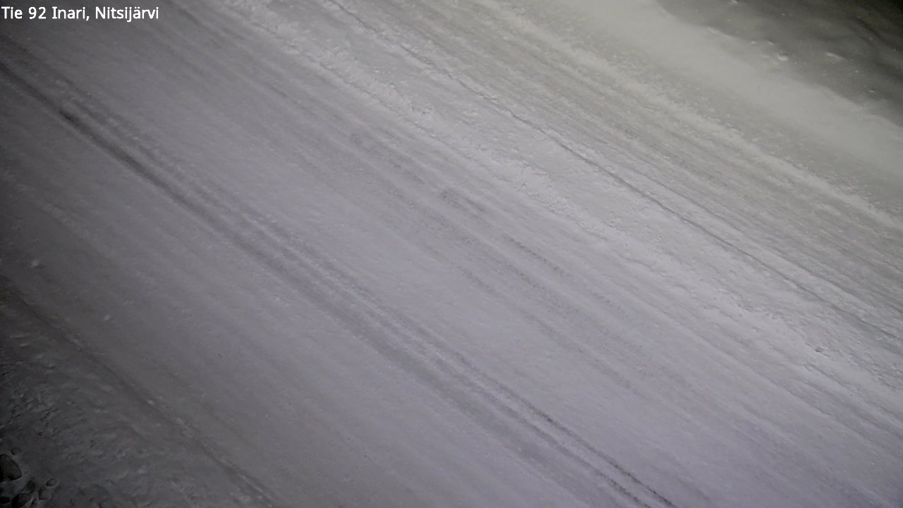 Weather Camera Image Road 92 Inari, Nitsijärvi, Inari, Lappi