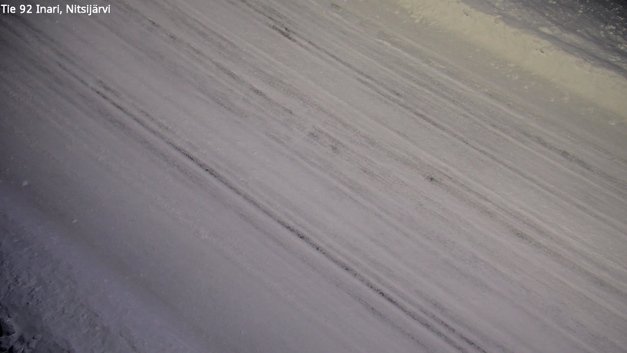 Weather Camera Image Road 92 Inari, Nitsijärvi, Inari, Lappi